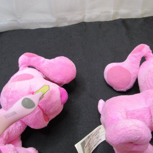 Nickelodeon Blue's Clues Magenta 7" Pink Dog Plush Stuffed Animals Toy Lot of 2 - Picture 15 of 16